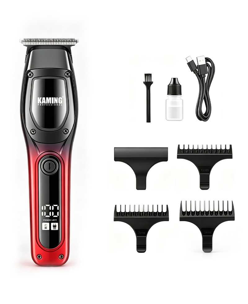 Kaming1711 Nuovo tagliacapelli elettrico per uomo Zero Gap Display digitale 7000 giri/min Trimmer dettaglio Commercio transfrontaliero