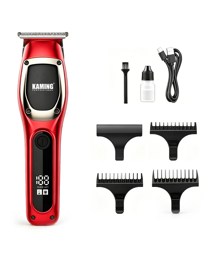 Kaming1711 Nuovo tagliacapelli elettrico per uomo Zero Gap Display digitale 7000 giri/min Trimmer dettaglio Commercio transfrontaliero