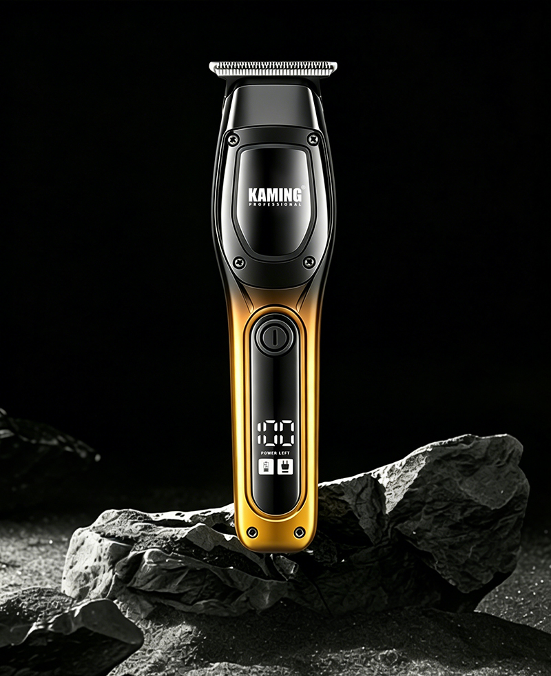 Kaming1711 Nuovo tagliacapelli elettrico per uomo Zero Gap Display digitale 7000 giri/min Trimmer dettaglio Commercio transfrontaliero